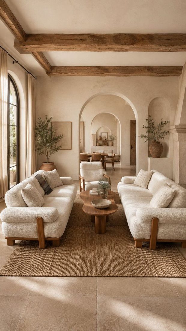 Sélection de mobilier au showroom